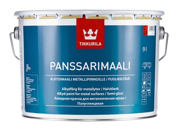 Krāsa jumtiem Tikkurila Pansarimaali, 9 l, A-bāze