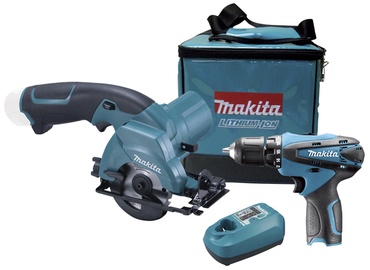 Akutrelli- ja ketassae komplekt Makita Combokit DK1454 10,8V