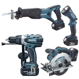 AKULÖÖKTRELLI JA SAAGIDE KOMPLEKT MAKITA DLX4000X 18V