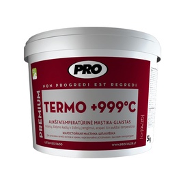 AUKŠTATEMPERATŪRINĖ MASTIKA-GLAISTAS „TERMO +999°C“, 5 KG (PRO)