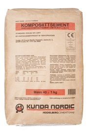 Tsement CEM II 42,5R põlevkivi/punane 40kg