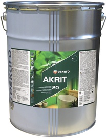 Seinavärv Eskaro Akrit 20, poolmatt, valge (A) 19L