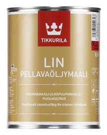 Linaõlivärv Tikkurila Lin Pellavaöljymaali, valge (AW) 0,9L
