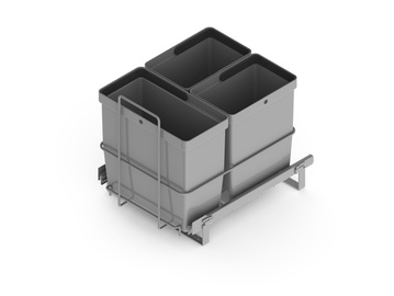 Jäätmeämbrite komplekt LM64/3, hõbe