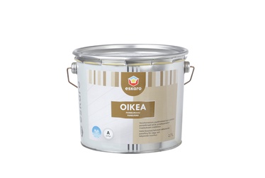 Laevärv puitlagedele Eskaro Oikea, valge 2,7L