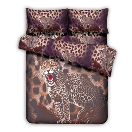 VOODIPESUKOMPLEKT 160X200CM LEOPARD