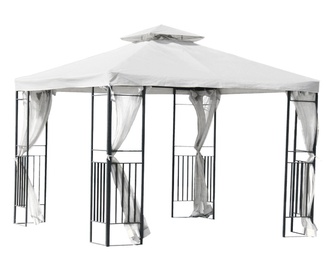 NOJUME GAZEBO CELLO WHITE 3X3M