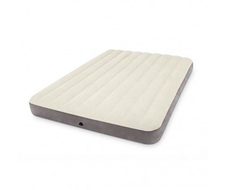 Pripučiamas aksominis čiužinys Intex Queen Deluxe Single-High, 203 x 152 x 25 cm