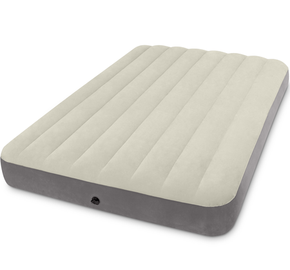 Čiužinys pripučiamas aksominis Intex Full Deluxe Single-High, 191 x 137 x 25 cm