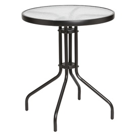 Galds ar stikla virsmu 60cm