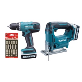 Įrankių rinkinys Makita DK14008X1, DF347D+JV143D, 14,4 V su krepšiu