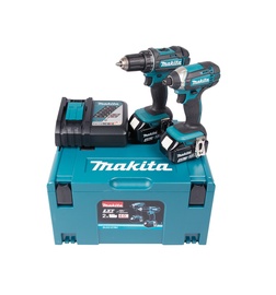 Įrankių akumuliatorinių komplektas Makita DLX2127MJ, 18 V, 2x4,0 Ah