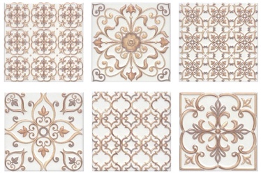 Flīzes Kerama-Marazzi Surrey 20x20cm, bēšas