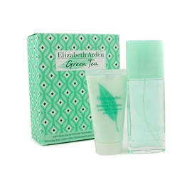 Rinkinys Elizabeth Arden Green Tea: parfumuotas vanduo EDP 100ml + 100ml kūno losijonas, moterims