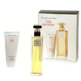 Rinkinys Elizabeth Arden 5th Avenue: parfumuotas vanduo EDP 125ml + 100ml kūno losijonas, moterims