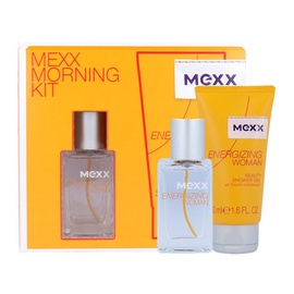 Rinkinys Mexx Energizing Woman: tualetinis vanduo EDT 15ml + dušo želė 50ml, moterims