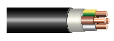 KABELIS (CYKY-L; 4X6 mm²) (LIETKABELIS)