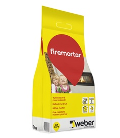 Tulekindel müürisegu Weber Firemortar, 5 kg