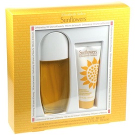 Rinkinys Elizabeth Arden Sunflowers: tualetinis vanduo EDT 100ml + kūno losijonas 100ml, moterims