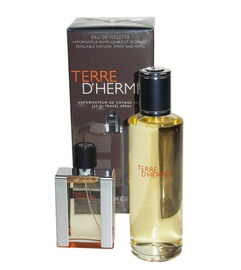 Rinkinys Hermes Terre D'Hermes: tualetinis vanduo EDT 30ml + 125ml EDT papildymas, vyrams