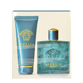 Rinkinys Versace Eros: tualetinis vanduo EDT 100ml + 100ml dušo želė, vyrams