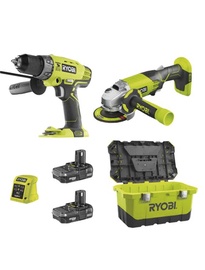 COMBOKIT RYOBI R18PDAG-LL13T COMBI SET