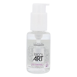 Glotnumo suteikiantis serumas plaukams L´Oreal Paris Tecni Art Liss Control+ 50ml, moterims