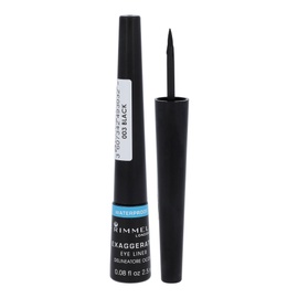 Skystas akių kontūras Rimmel Exaggerate Waterproof, 003 Black, 2,5ml, moterims