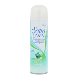 Skutimosi želė jautriai odai Gillette Satin Care, 200ml, moterims