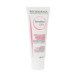 Kremas jautriai, pleiskanojančiai ir paraudusiai veido odai Bioderma Sensibio DS+, 40ml, moterims