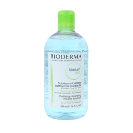 Valomasis micelinis vanduo riebiai ir mišriai odai Bioderma Sebium H2O, 500ml, moterims