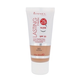 Makiažo pagrindas Rimmel Lasting Finish 25h Nude, 303 True Nude, 30ml, moterims