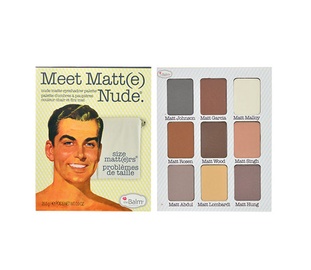 Akių šešėlių paletė TheBalm Meet Matt(e) Nude, 25,5g, moterims