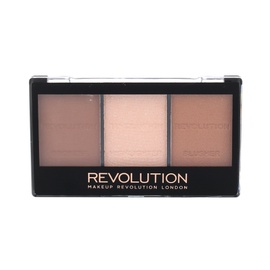 Veido kontūravimo paletė Makeup Revolution Ultra, C04 Ultra Light/Medium, 11g, moterims