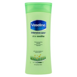 Atkuriamasis kūno losjonas sausai odai Vaseline Intensive Care Aloe Soothe, 400ml, moterims