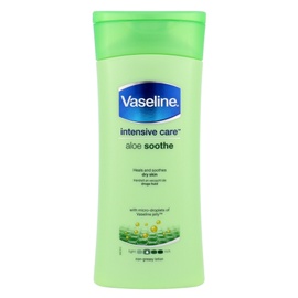 Atkuriamasis kūno losjonas sausai odai Vaseline Intensive Care Aloe Soothe, 200ml, moterims