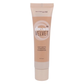 Drėkinantis matinis makiažo pagrindas Maybelline Dream Velvet, 40 Fawn, 30ml, moterims