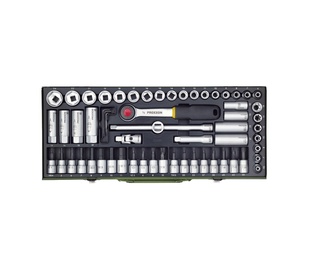 Padrunvõtme otsikute komplekt 23112, 3/8, 65 tk