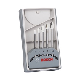 Klaasi- ja plaadipuuride komplekt Bosch, 4-10 mm, 5 tk