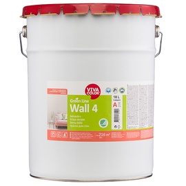 Seinavärv Wall 4 Viva Color, 18L, A-valge