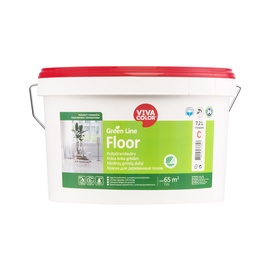 Põrandavärv Viva Color Green Line Floor, 7,2 L, A-valge
