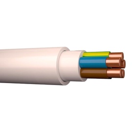 KABELIS XYM-J/NYM 5X2.5 BALT (100) (KEILA CABLES)